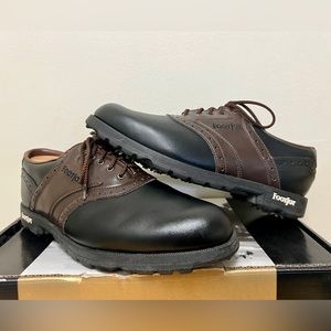 FootJoy GreenJoys Golf Shoes 45575 Golfing Black Brown Size 8.5 Medium Width